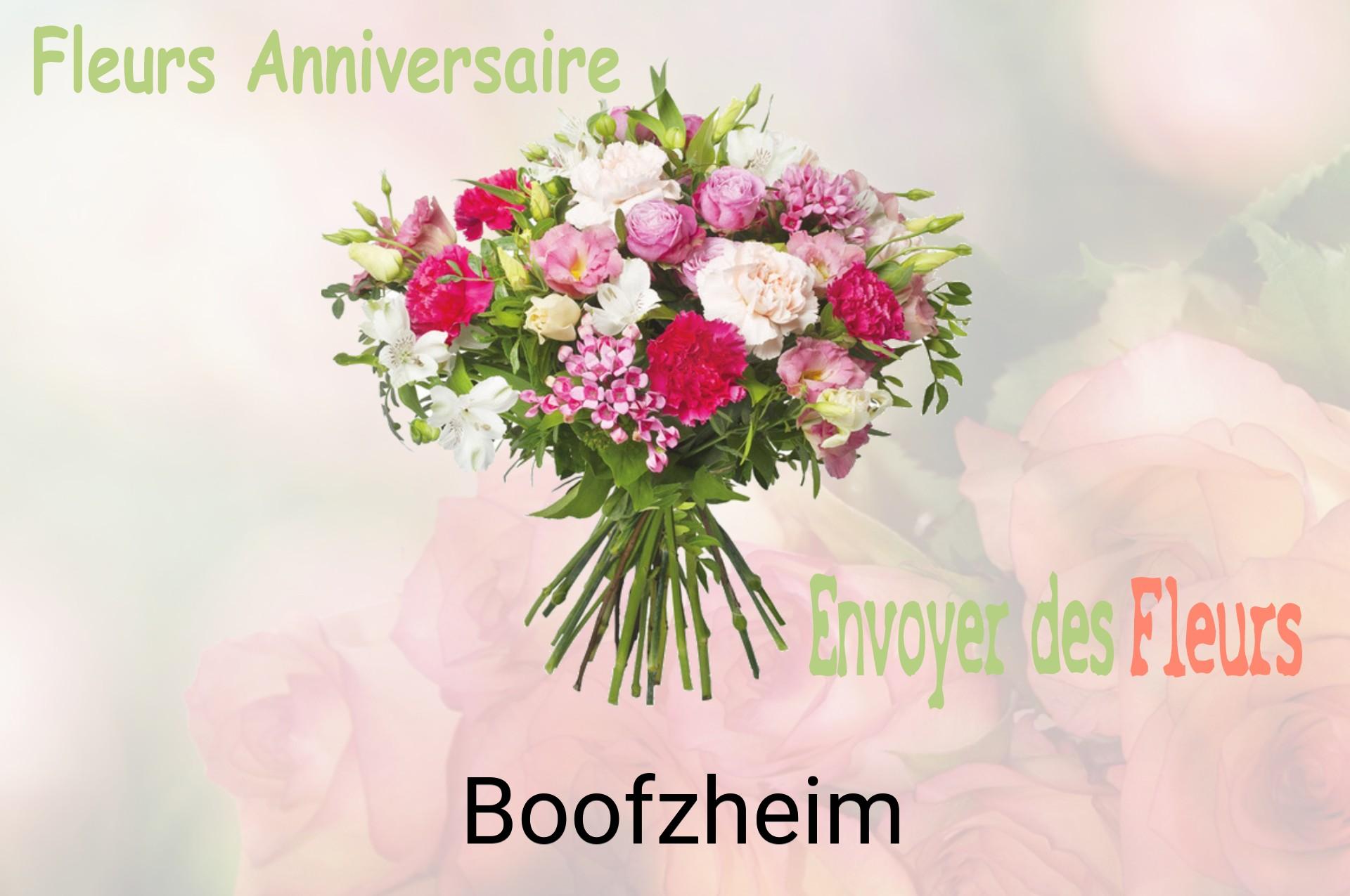 Bouquet de fleurs d’anniversaire livré à Boofzheim